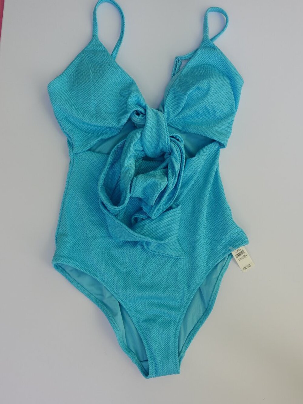 aerie Medium Long One-Piece Swimsuit Shine Pique - Picture 1 of 15